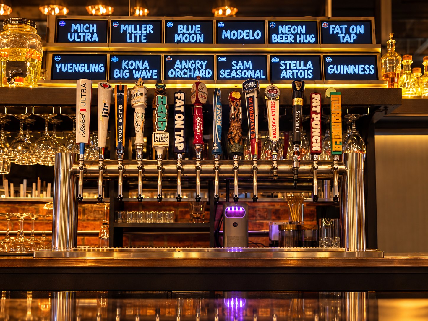 Full draft tower with custom handles
